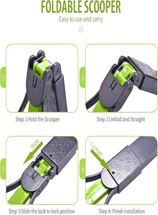 ARYAVART Non-Breakable Pet Pooper Scooper for Dogs and Cats with Long Handle High Strength Material and Durable Spring for Easy Grass and Gravel Pick Up - Image 5